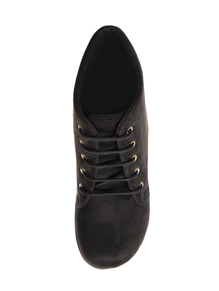black ankle lace up boots - 16059131 - Zoom Image - 4