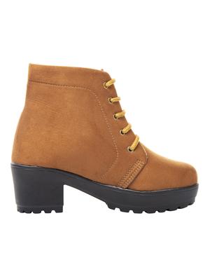 brown ankle lace up boots - 16059132 - Standard Image - 2
