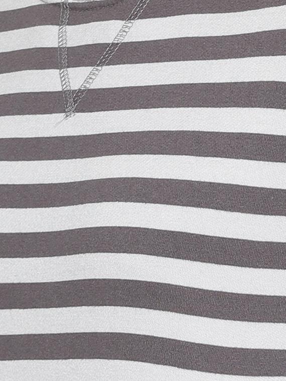 grey striped raglan sweatshirt - 16059150 - Zoom Image - 4
