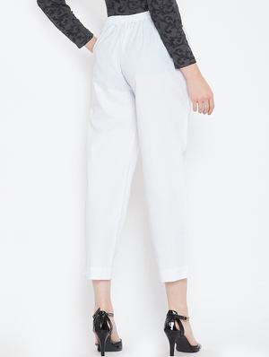 set of 2 pleat detail tie knot crop pant - 16059272 - Standard Image - 5