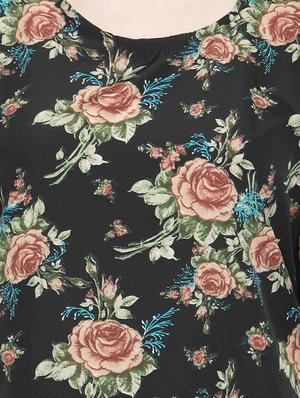 ruffle detail floral top - 16061578 - Standard Image - 5