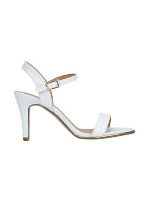 white ankle strap sandals - 16062821 - Standard Image - 2