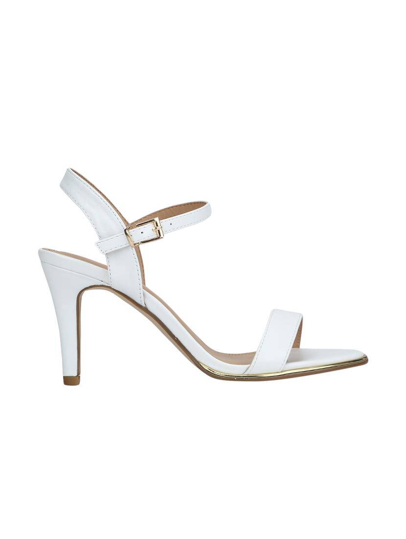 white ankle strap sandals - 16062821 - Zoom Image - 2