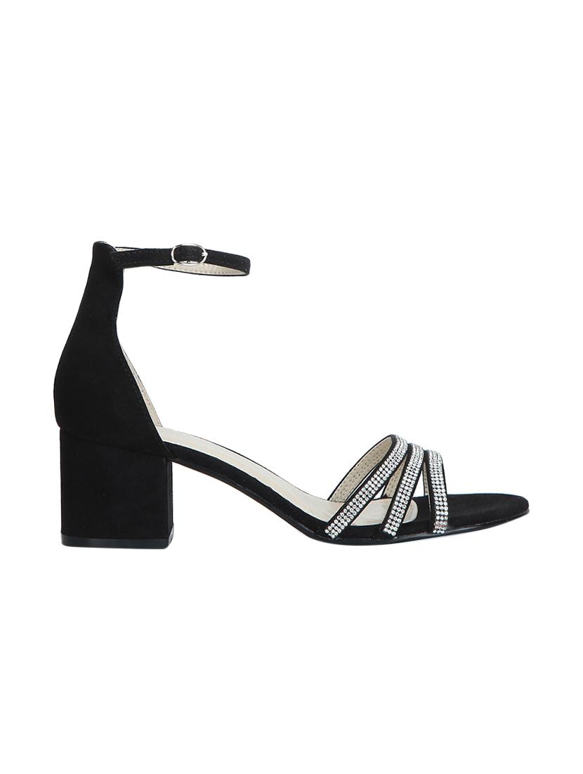 black ankle strap sandals - 16062851 - Zoom Image - 2