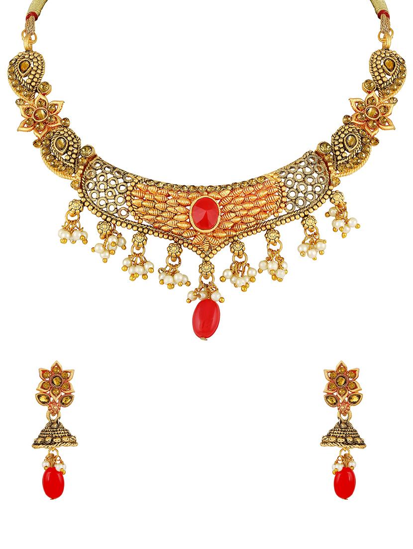 multi colored zinc other necklace - 16064732 - Zoom Image - 1