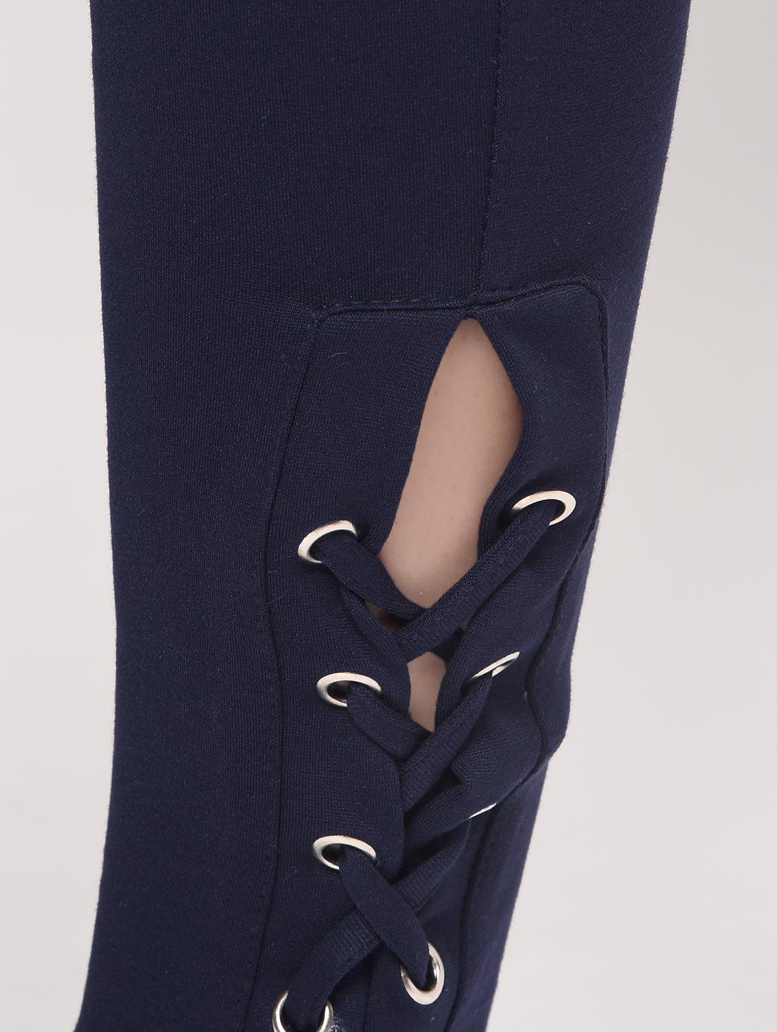 criss cross detail zipper trim jegging - 16065933 - Zoom Image - 6