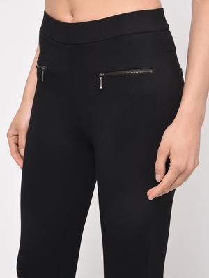 criss cross detail zipper trim jegging - 16065934 - Standard Image - 5