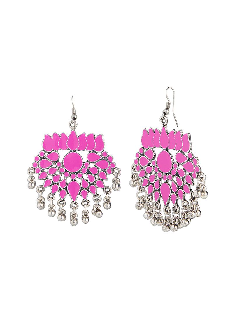 black metal chandellier earring - 16066904 - Zoom Image - 1