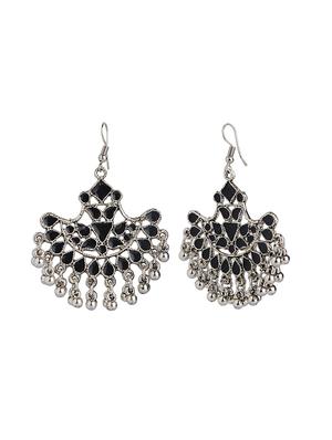 orange metal chandellier earring - 16066911 - Standard Image - 2