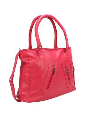 pink leatherette (pu) regular handbag - 16067122 - Standard Image - 6
