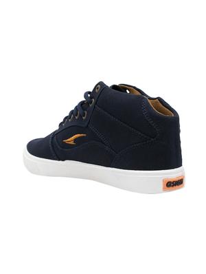 blue canvas lace up sneakers - 16069951 - Standard Image - 4