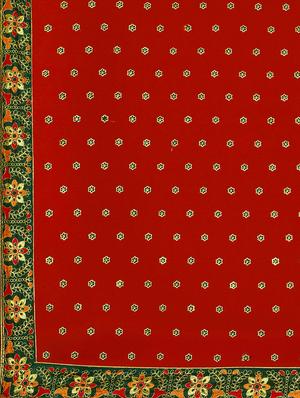 floral red embroidered saree with blouse - 16071973 - Standard Image - 2