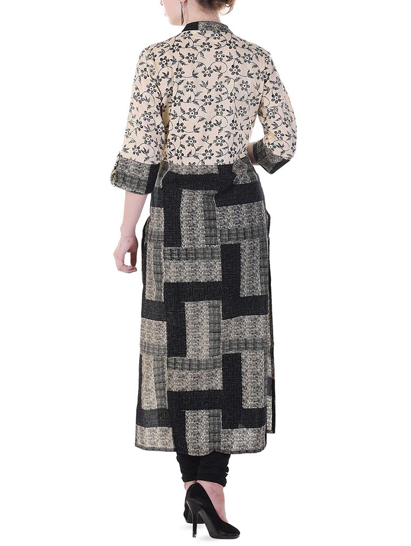 printed straight kurta - 16072208 - Zoom Image - 3