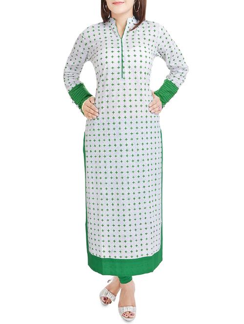 printed straight kurta - 16072265 - Standard Image - 1
