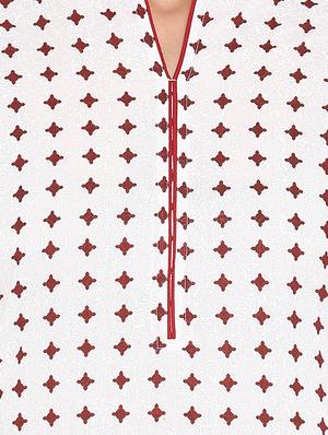 printed straight kurta - 16072266 - Standard Image - 5
