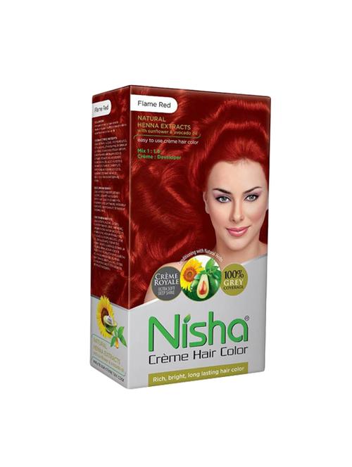 nisha cr?me hair color (flame red) 120ml - 16072560 - Standard Image - 1