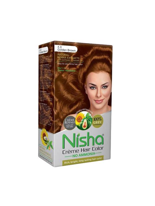 nisha cr?me hair colour (4.3 golden brown) - 16072567 - Standard Image - 1