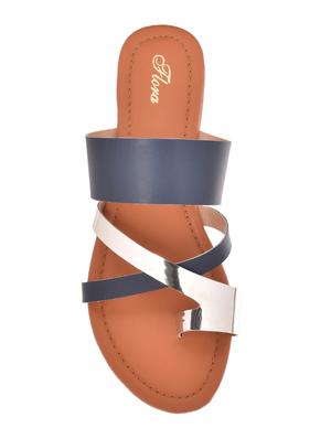 blue one toe sandals - 16072594 - Standard Image - 4