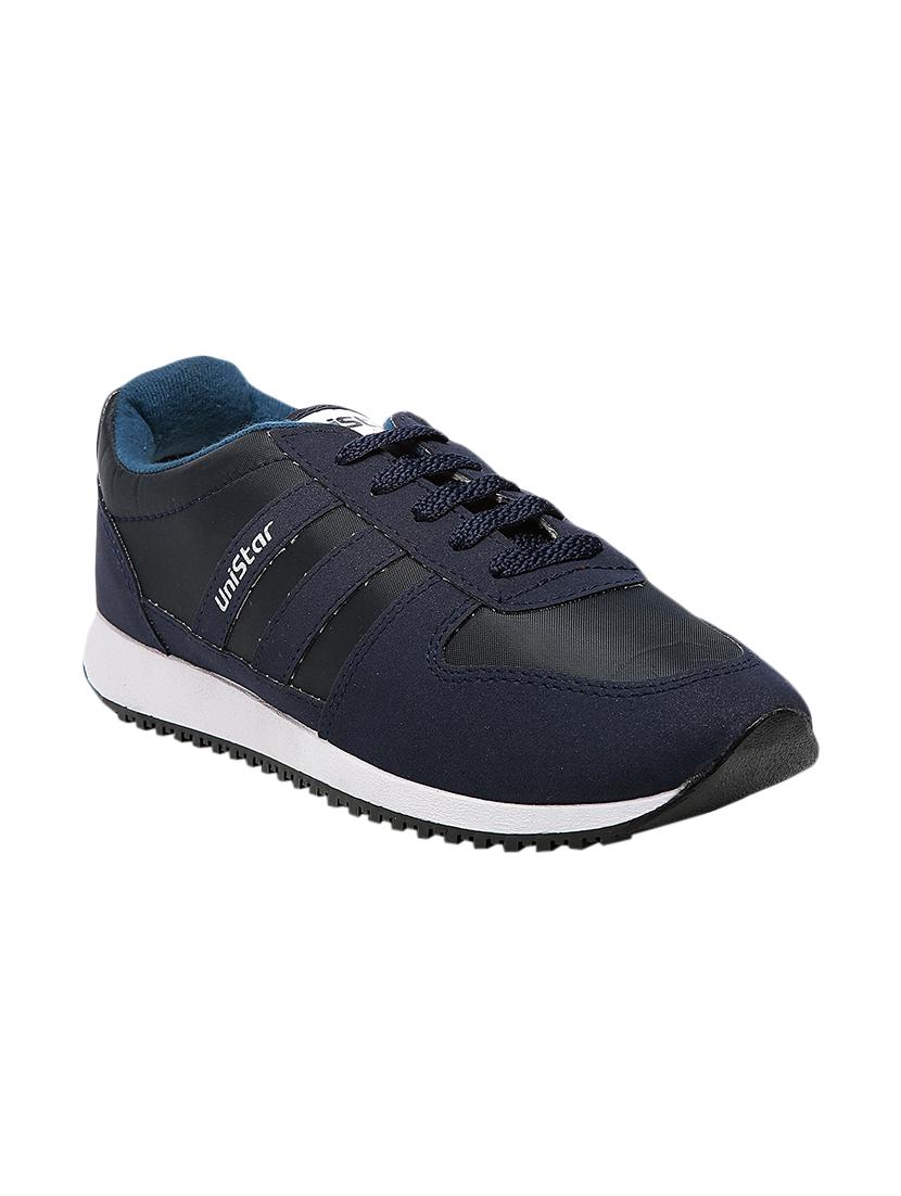 blue leatherette sport shoes - 16077294 - Zoom Image - 1