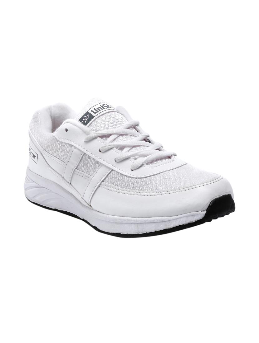 white synthetic sport shoes - 16077390 - Zoom Image - 1