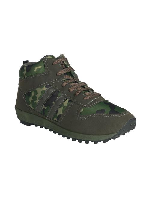 green lace up sport shoes - 16077528 - Standard Image - 1