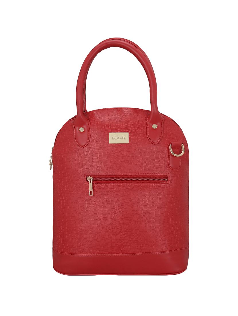 red leatherette (pu) regular handbag - 16077558 - Zoom Image - 1