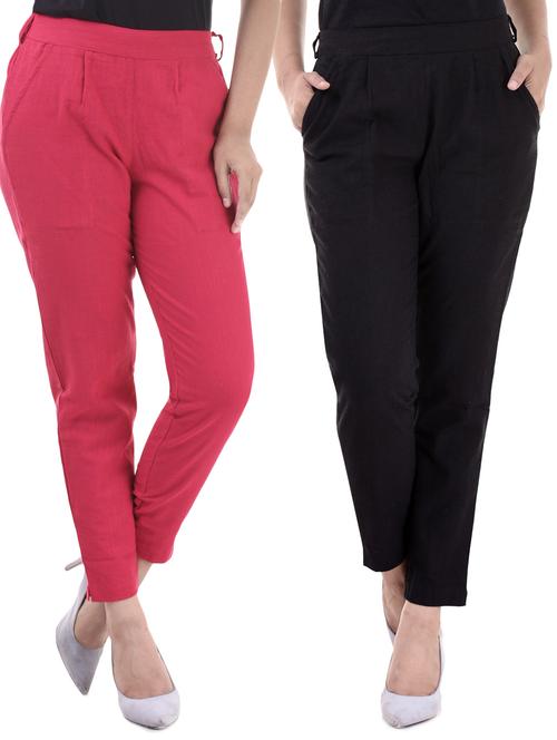 set of 2 pleat detail trouser - 16078005 - Standard Image - 1