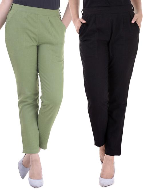 set of 2 pleat detail trouser - 16078008 - Standard Image - 1