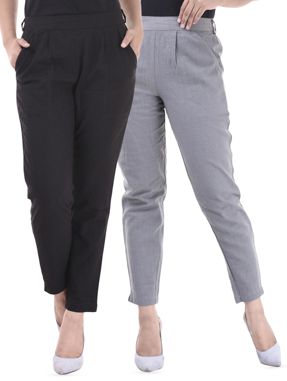 set of 2 pleat detail trouser - 16078009 - Zoom Image - 1