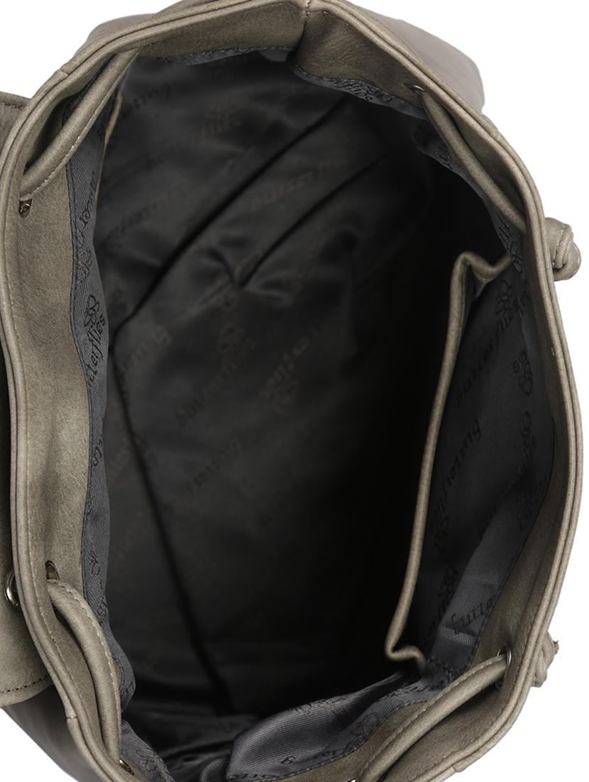 grey leatherette (pu) regular handbag - 16078158 - Zoom Image - 3