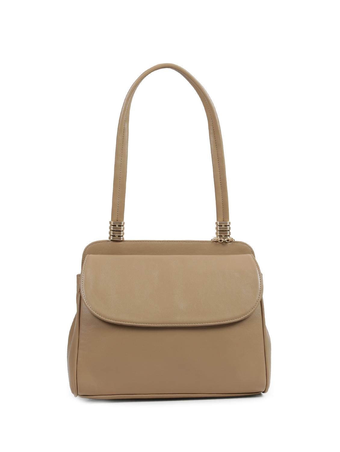 brown leatherette (pu) regular handbag - 16078199 - Zoom Image - 4