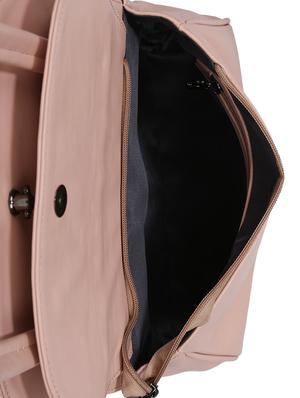 pink leatherette (pu) regular handbag - 16078201 - Standard Image - 3