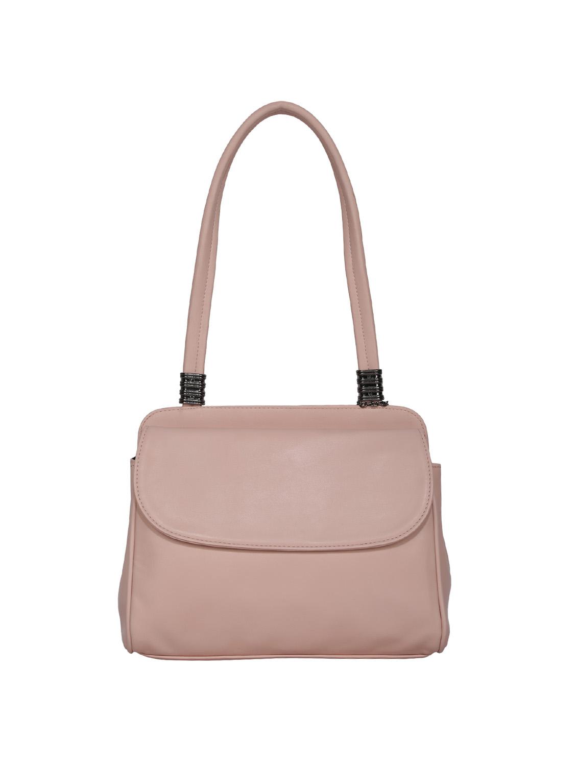 pink leatherette (pu) regular handbag - 16078201 - Zoom Image - 2