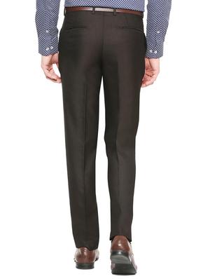brown polyester blend formal trouser - 16078325 - Standard Image - 2