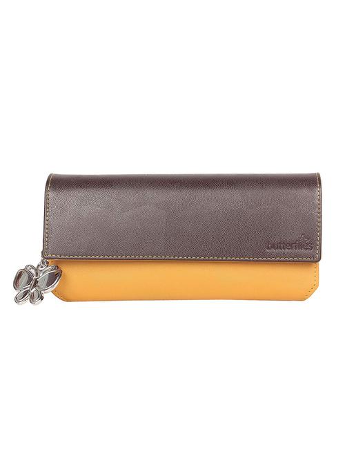 orange leatherette (pu) wallet - 16078740 - Standard Image - 1