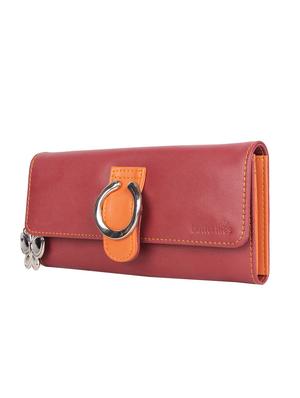 maroon leatherette (pu wallet - 16078748 - Standard Image - 2