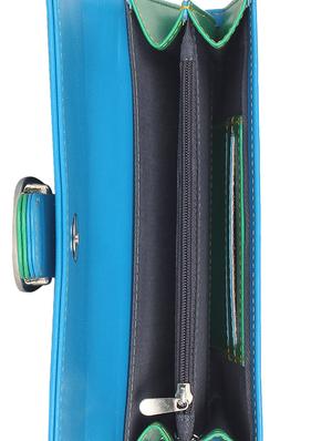 blue leatherette (pu wallet - 16078749 - Standard Image - 3