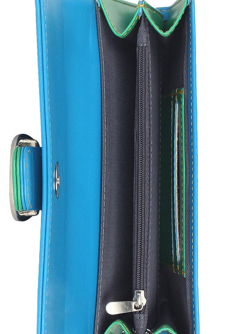blue leatherette (pu wallet - 16078749 - Zoom Image - 3