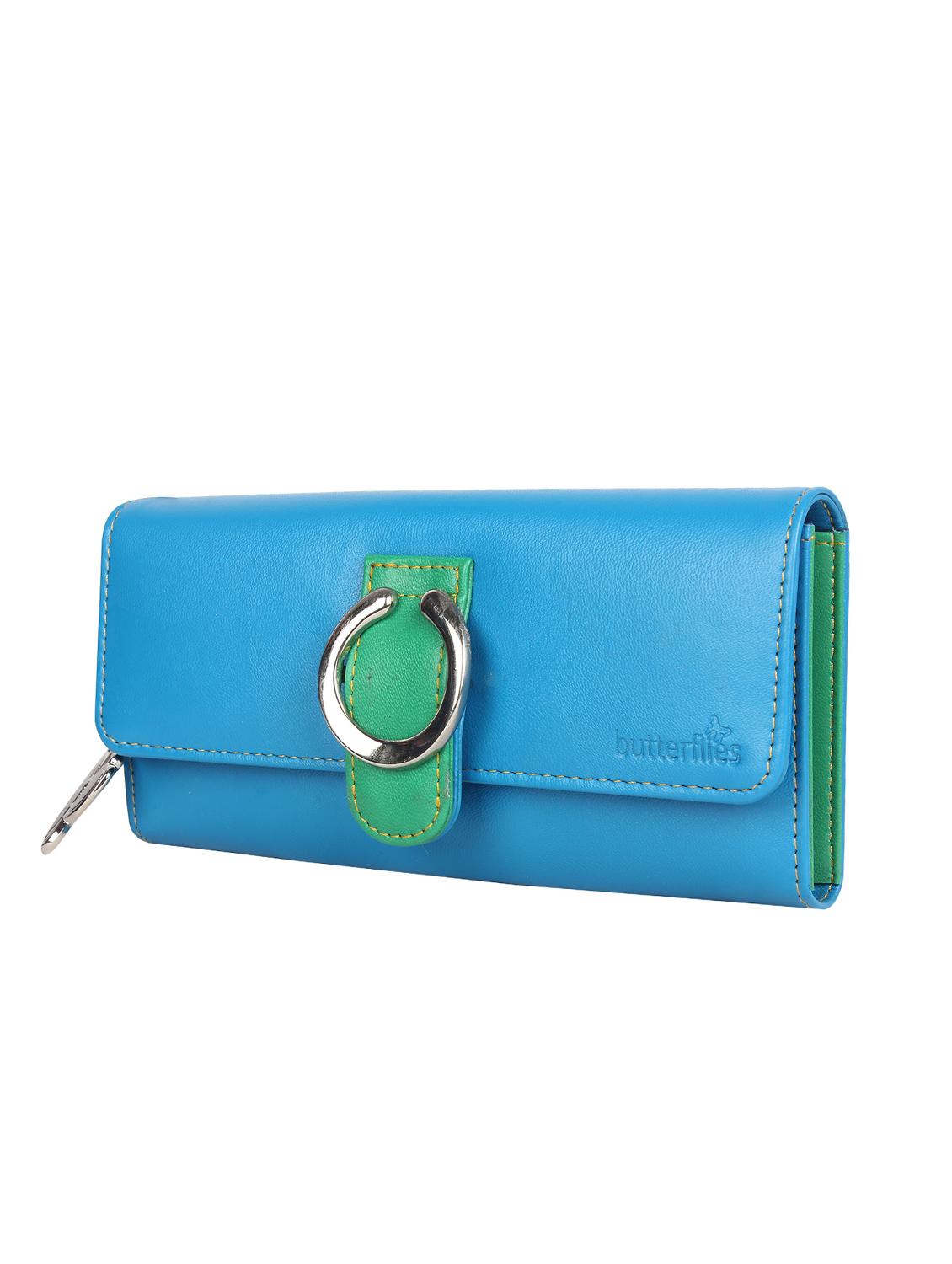blue leatherette (pu wallet - 16078749 - Zoom Image - 4