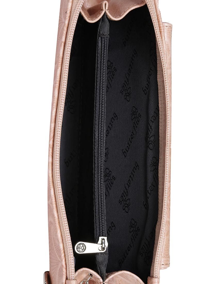 beige leatherette (pu) regular clutch - 16079476 - Zoom Image - 3