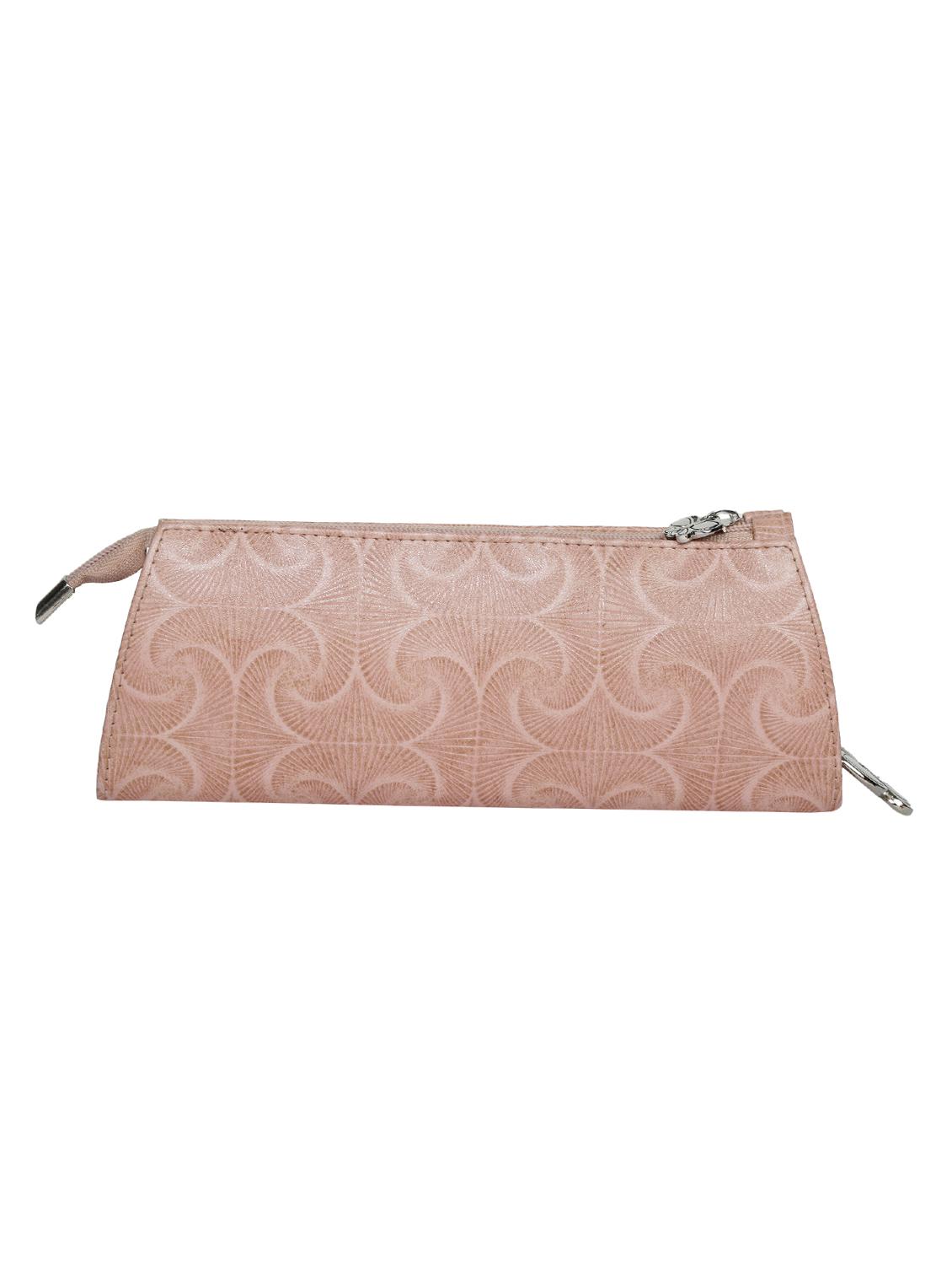 beige leatherette (pu) regular clutch - 16079476 - Zoom Image - 4
