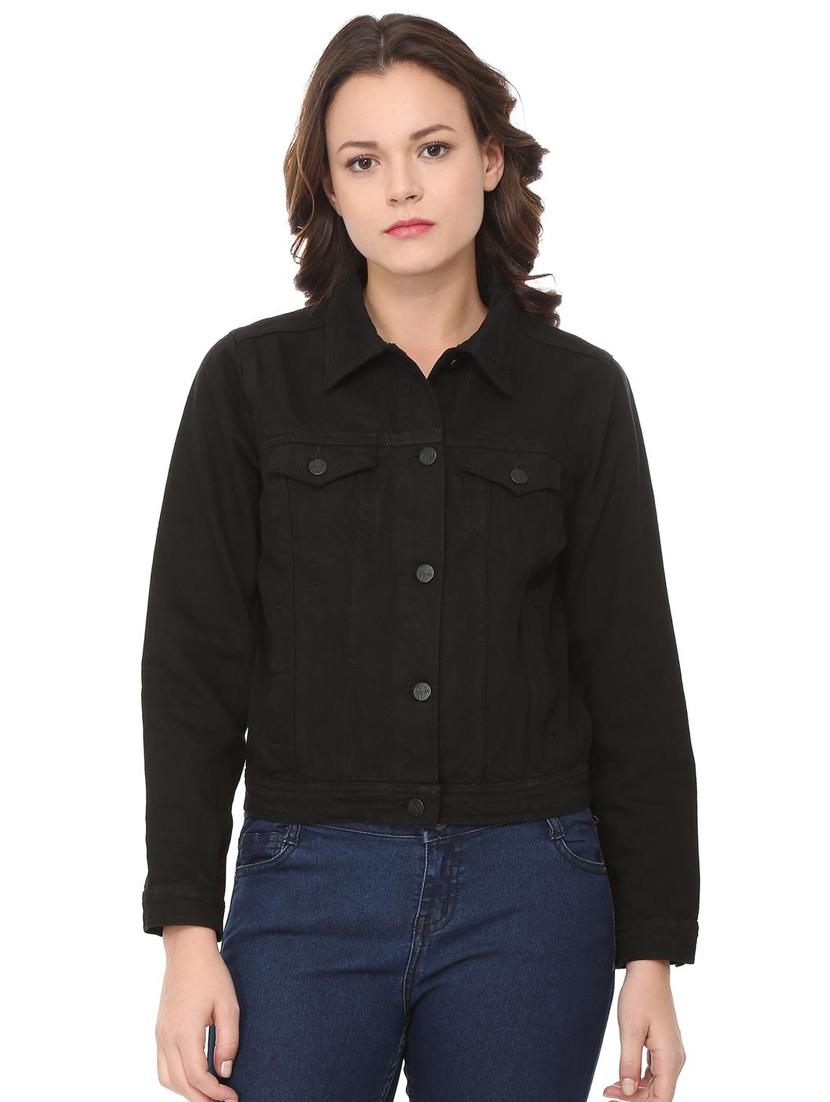 button up denim jacket - 16079931 - Zoom Image - 1
