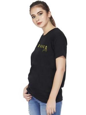 crew neck quirky text tee - 16081880 - Standard Image - 2