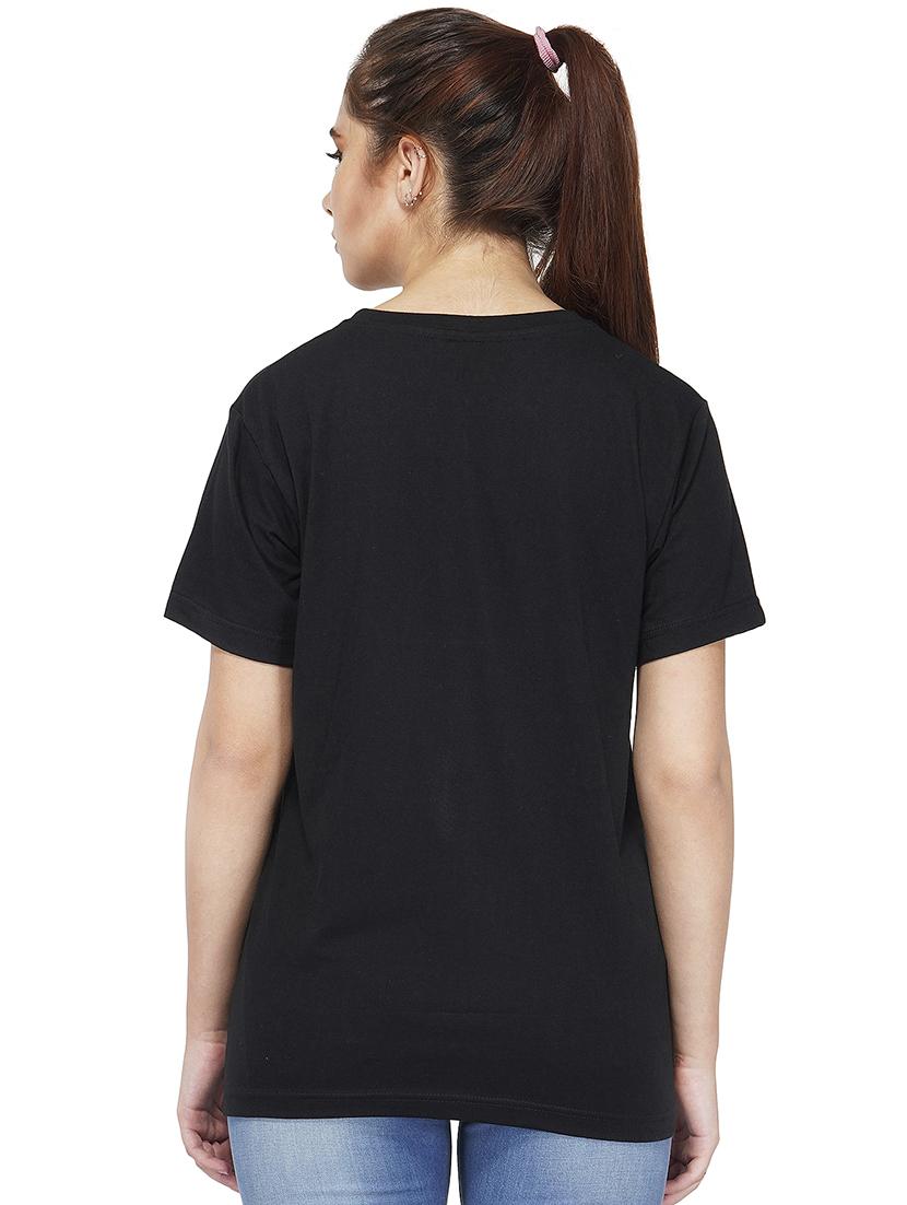 crew neck quirky text tee - 16081880 - Zoom Image - 3