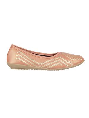 pink leatherette slip on ballerina - 16082622 - Standard Image - 2