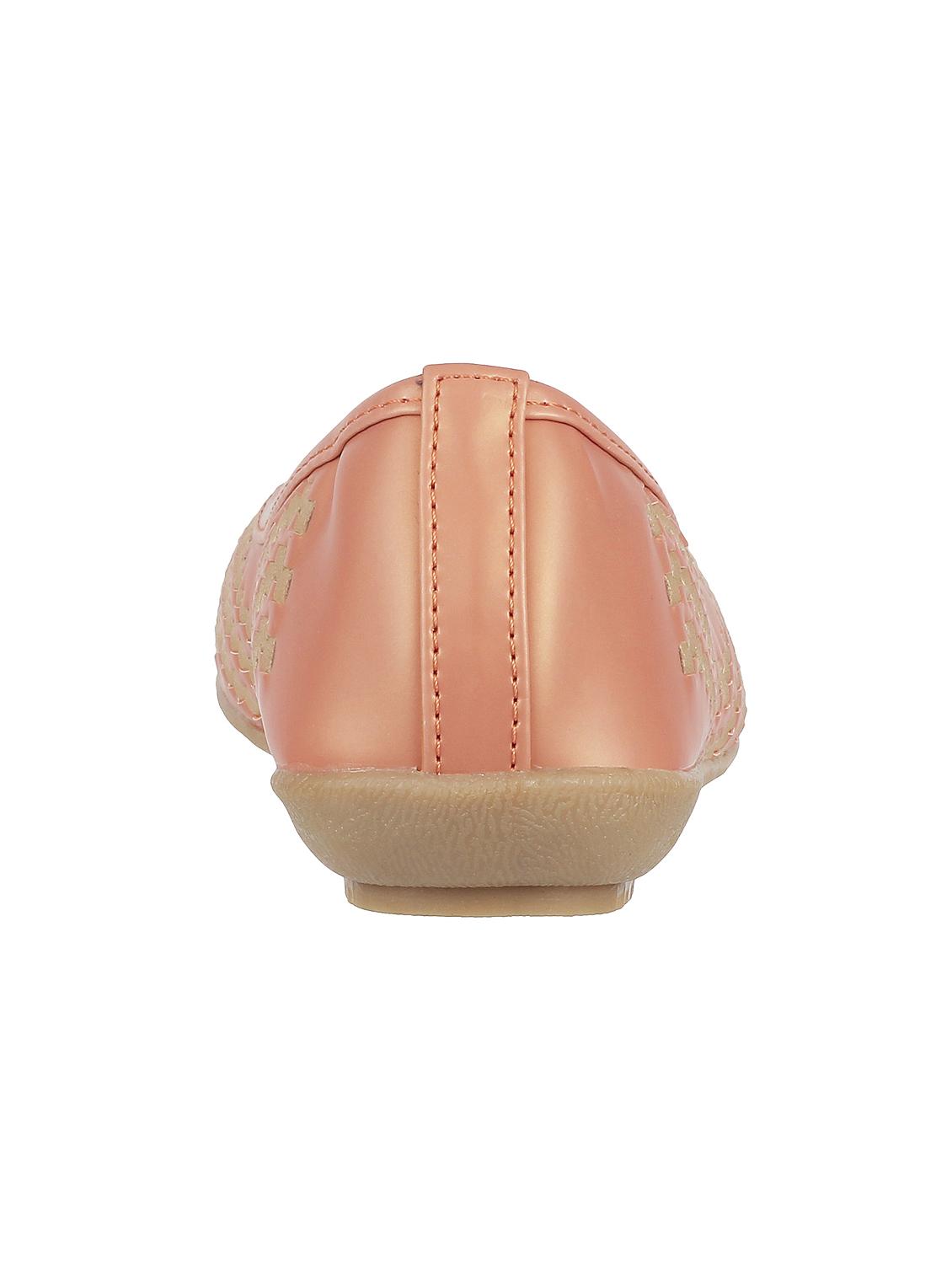 pink leatherette slip on ballerina - 16082622 - Zoom Image - 3