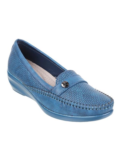 navy slip on loafers - 16082718 - Standard Image - 1