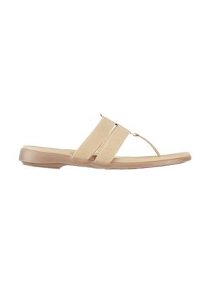 beige t-strap sandals - 16083216 - Standard Image - 2