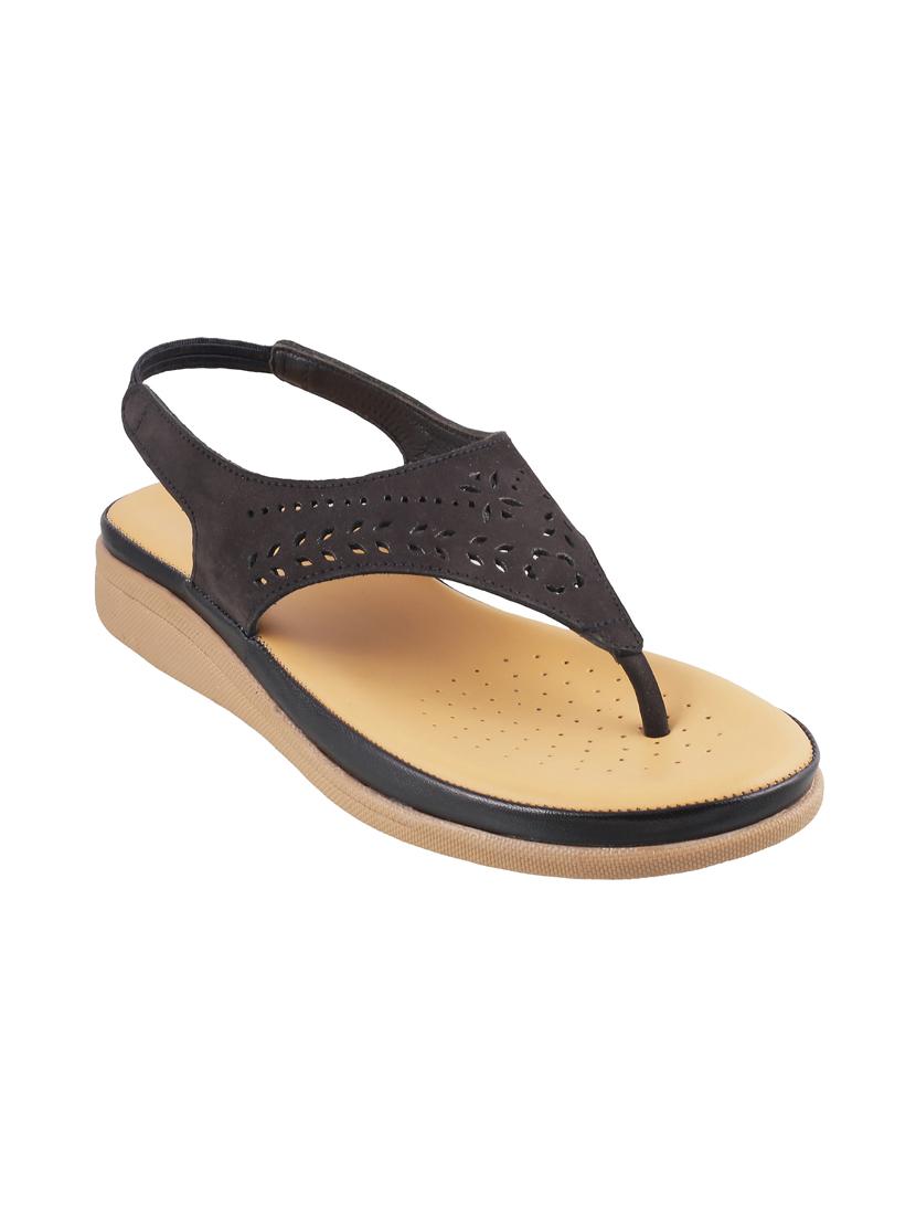 black back strap sandals - 16083686 - Zoom Image - 1