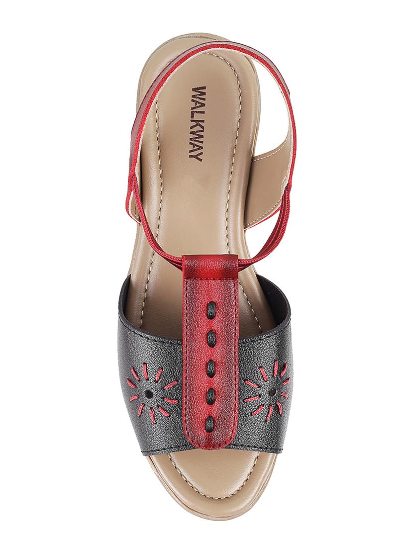 multi colored back strap sandals - 16083696 - Zoom Image - 4